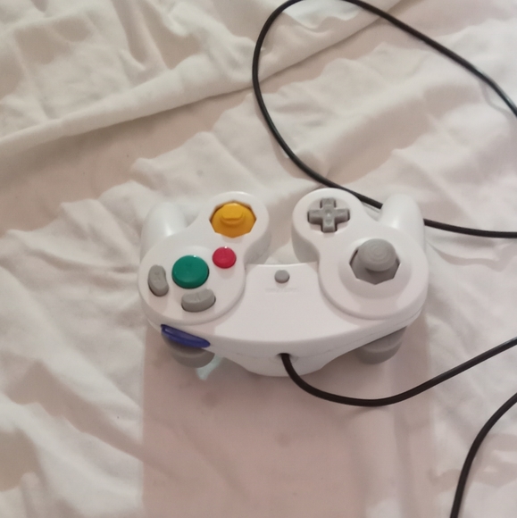 Nintendo Gamecube game cube 3rd third Party Controller Wired White - Picture 4 of 4